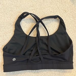 lululemon Energy Bra Black Size 8